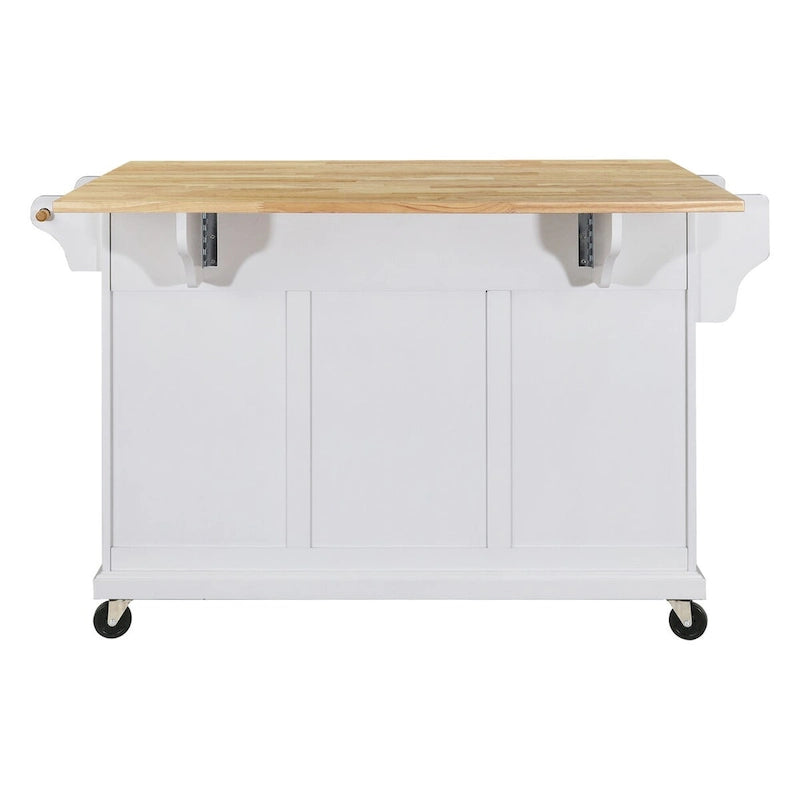 Meuble d'îlot de cuisine avec rangement pour salle à manger