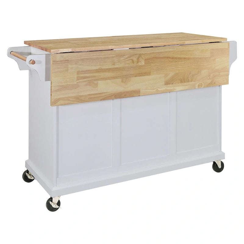 Meuble d'îlot de cuisine avec rangement pour salle à manger