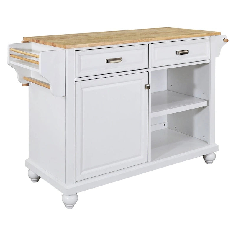 Meuble d'îlot de cuisine avec rangement pour salle à manger