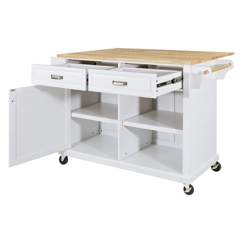 Meuble d'îlot de cuisine avec rangement pour salle à manger
