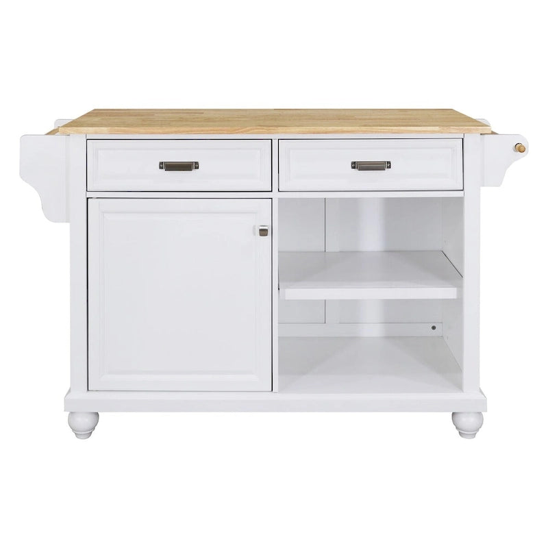Meuble d'îlot de cuisine avec rangement pour salle à manger