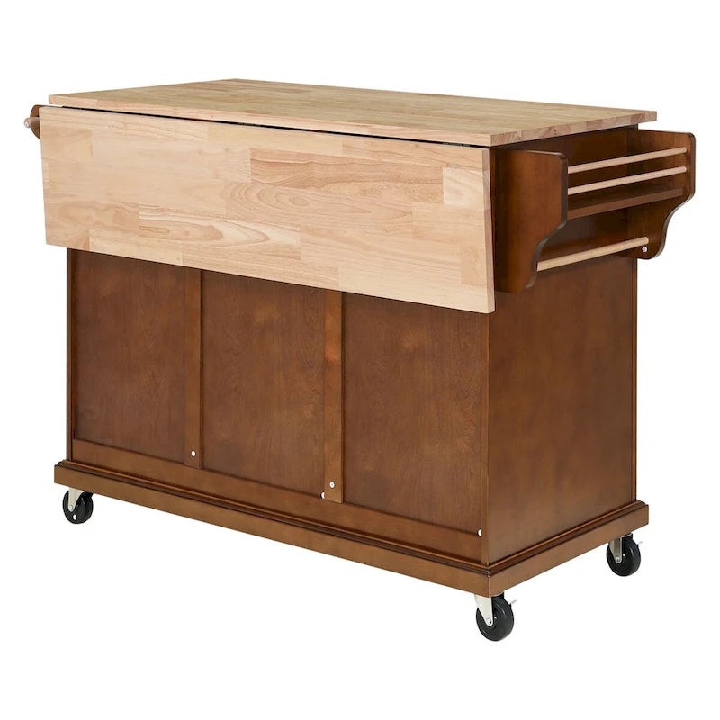 Meuble d'îlot de cuisine avec rangement pour salle à manger