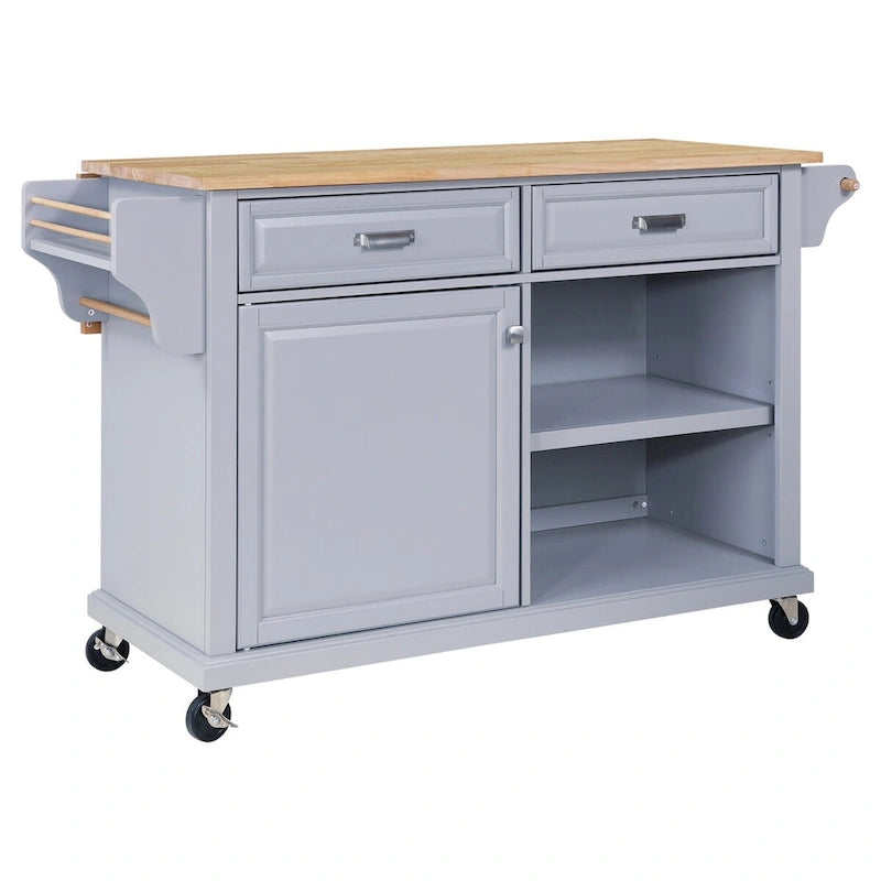 Meuble d'îlot de cuisine avec rangement pour salle à manger