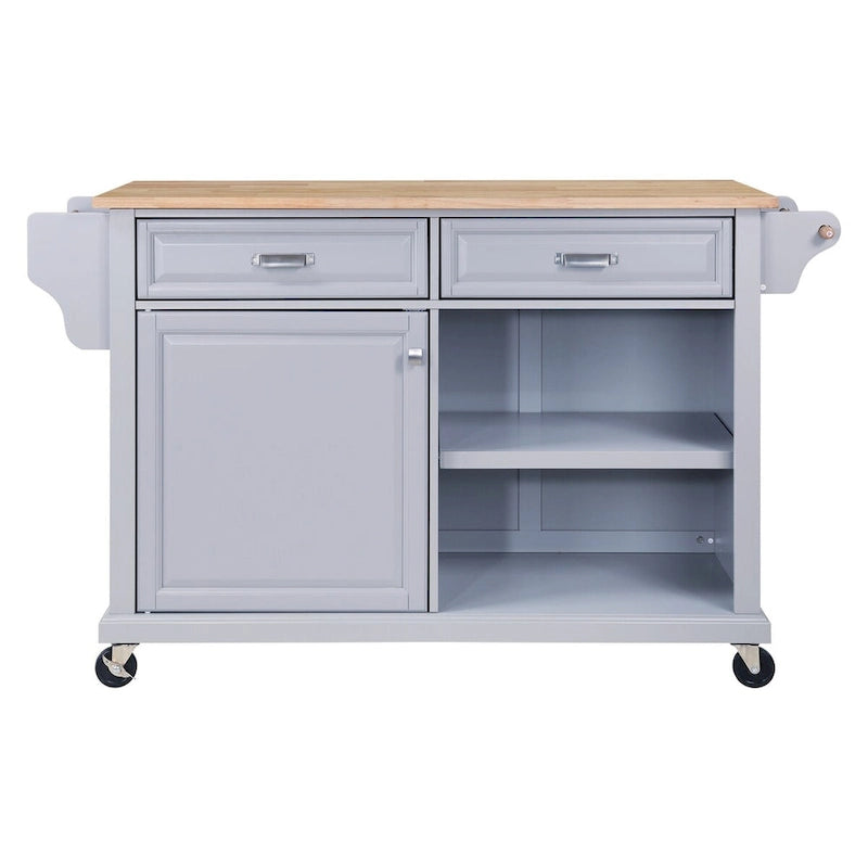 Meuble d'îlot de cuisine avec rangement pour salle à manger