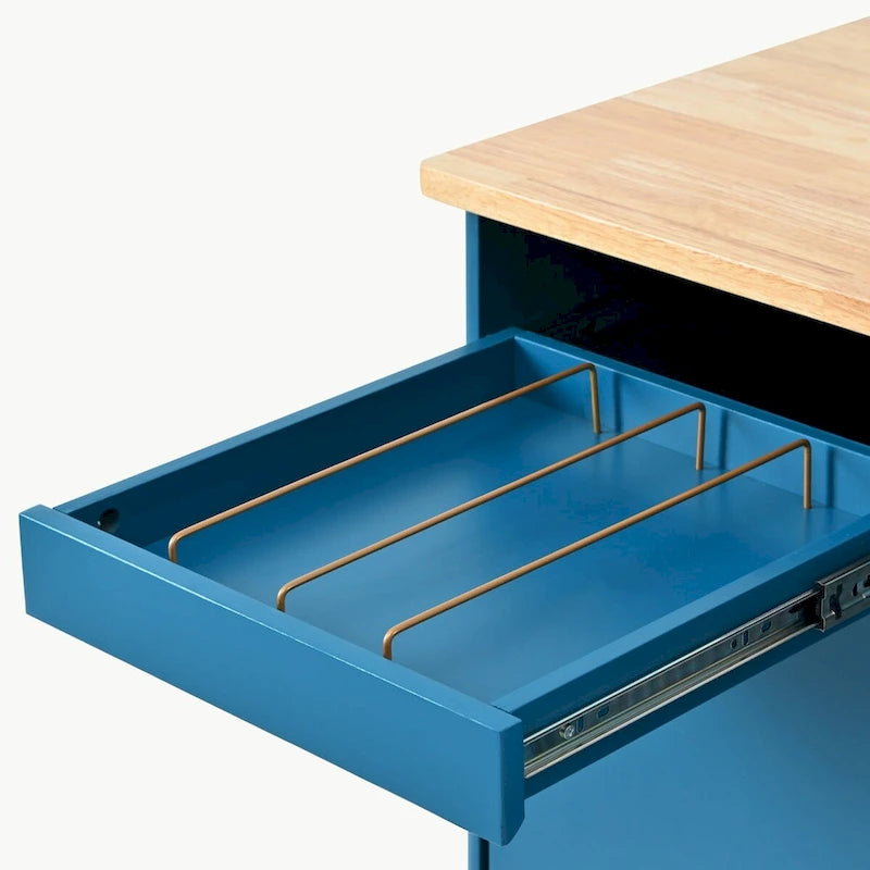 Kitchen Island with Drop Leaf - N/A
