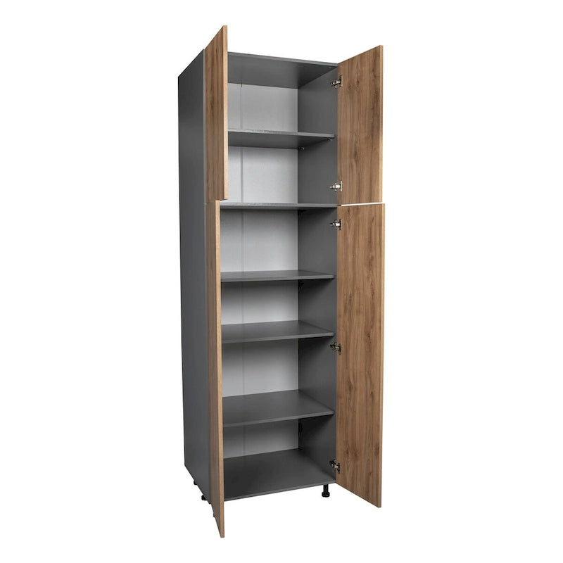 30 x 84 Utility Cabinet-Four Door-Grey - 30 x 84 x 23 3/8