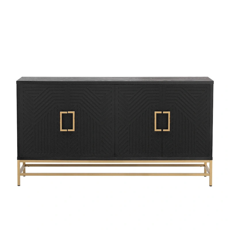 Retro Style Sideboard with Adjustable Shelves