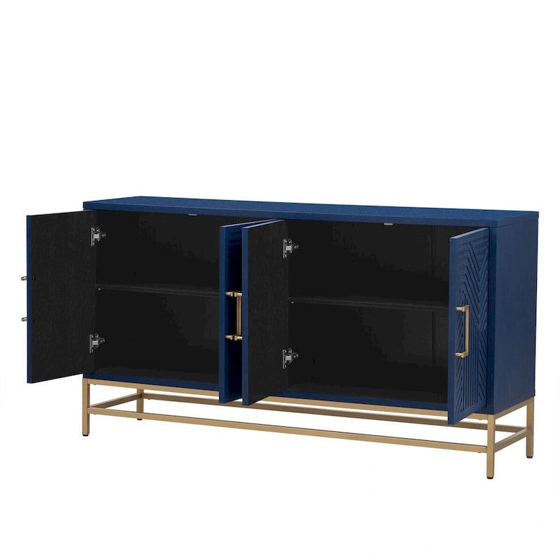 Retro Style Sideboard with Adjustable Shelves