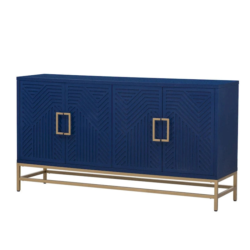 Retro Style Sideboard with Adjustable Shelves