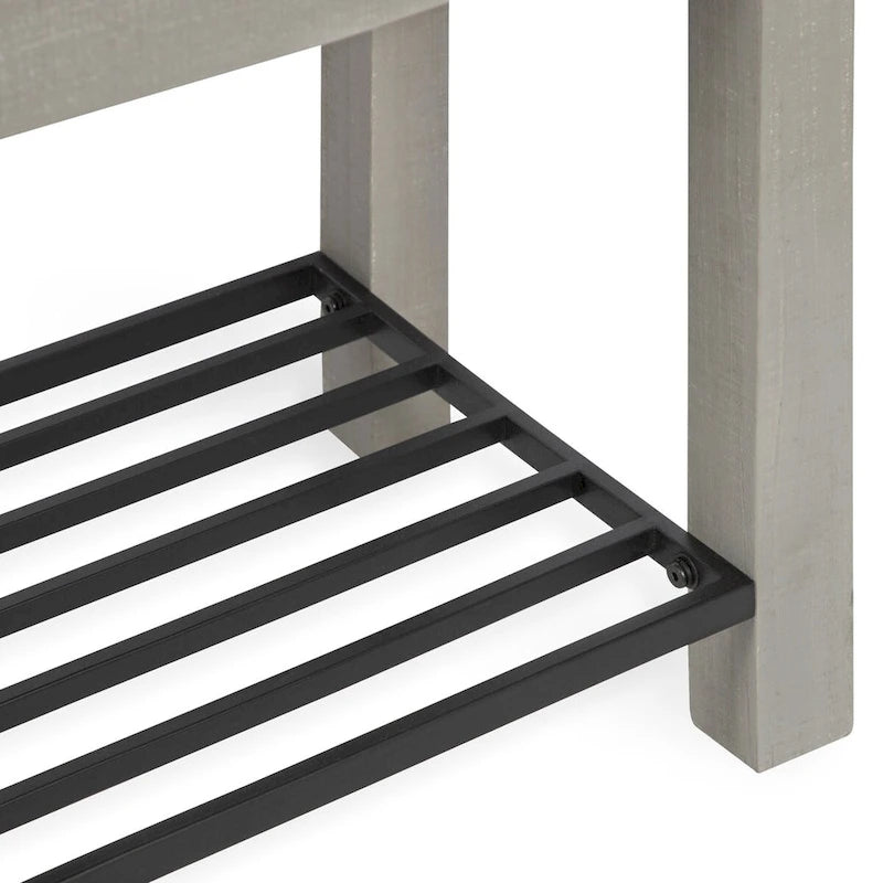 Banc d'entrée de ferme