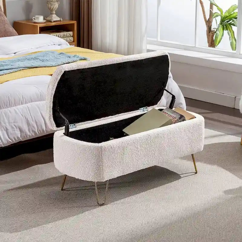 51-inch Storage Ottoman Bench