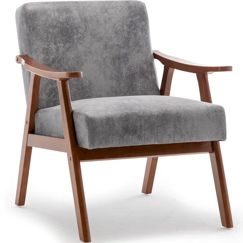 Solid Wood Frame Accent Chair