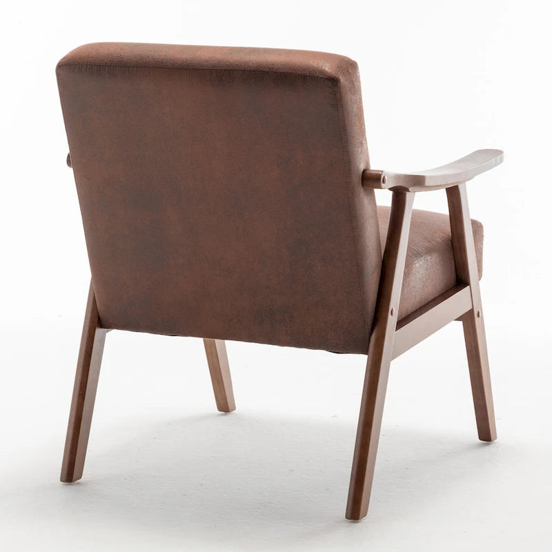 Solid Wood Frame Accent Chair