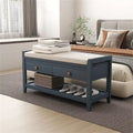 Shoe Storage Bench with 2 Drawers - 14D x 39W x 20H