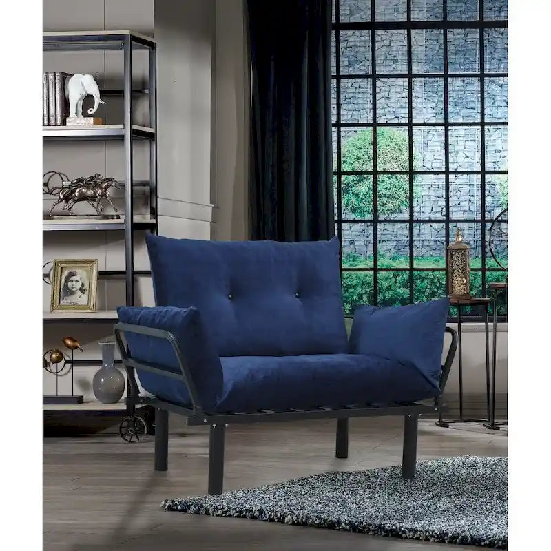 Sona Futon Love Seat ,Frame collapsible