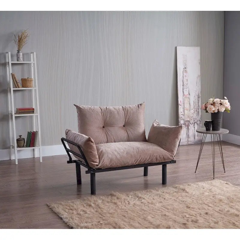 Sona Futon Love Seat ,Frame collapsible