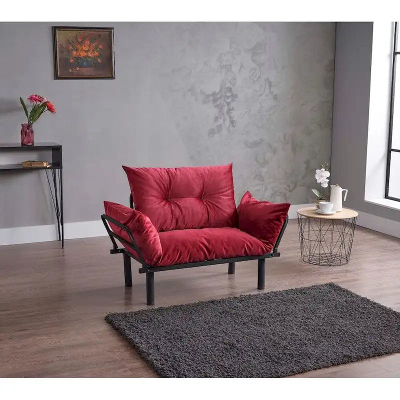 Sona Futon Love Seat ,Frame collapsible
