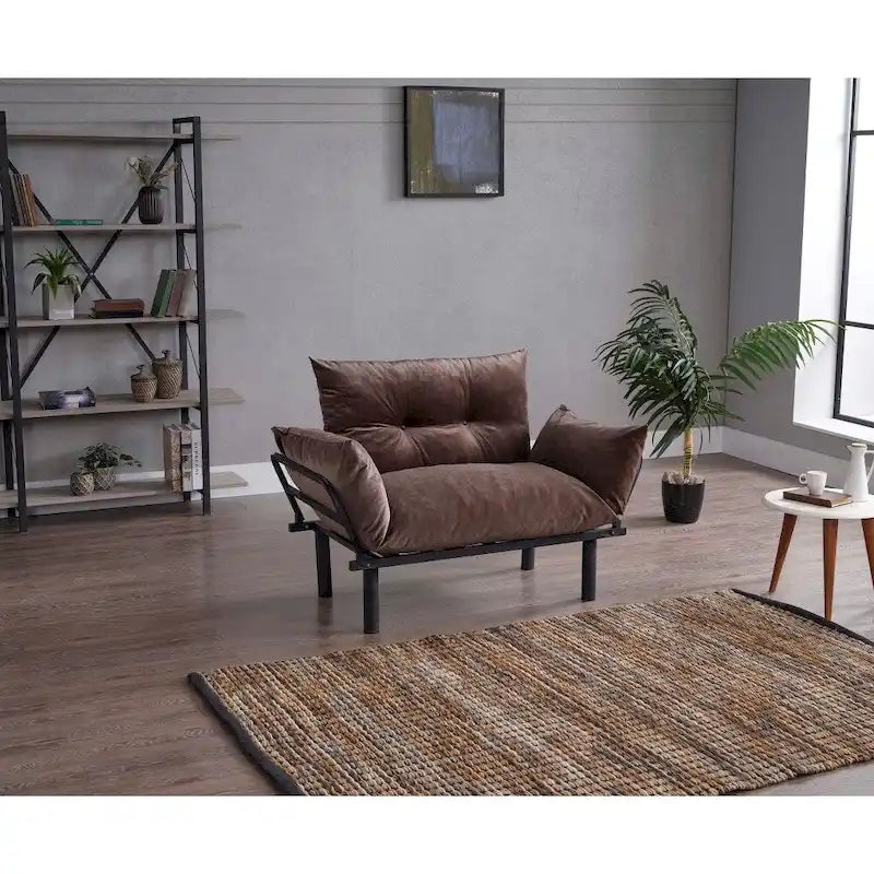 Sona Futon Love Seat ,Frame collapsible
