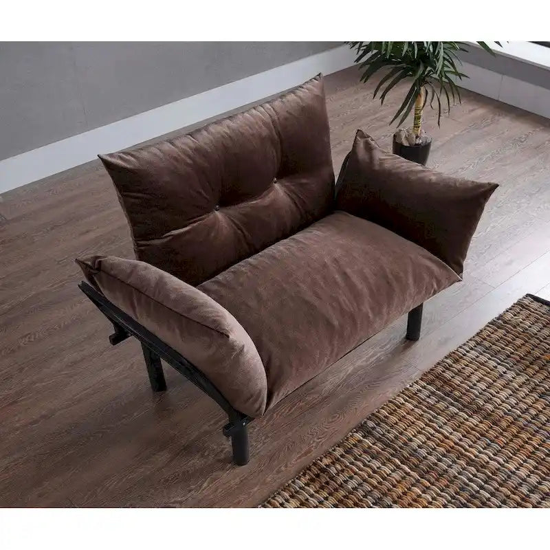 Sona Futon Love Seat ,Frame collapsible