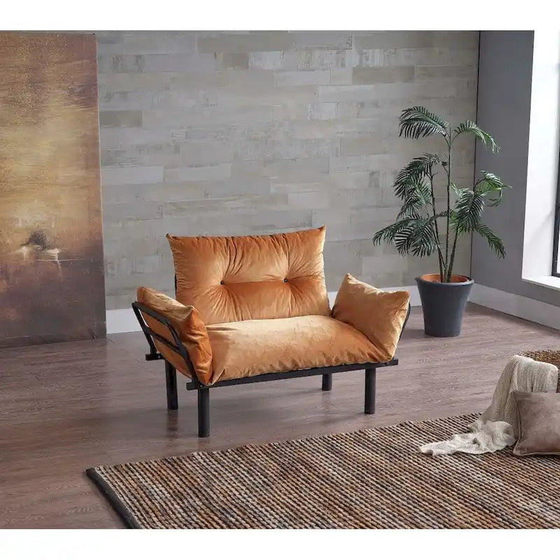 Sona Futon Love Seat ,Frame collapsible