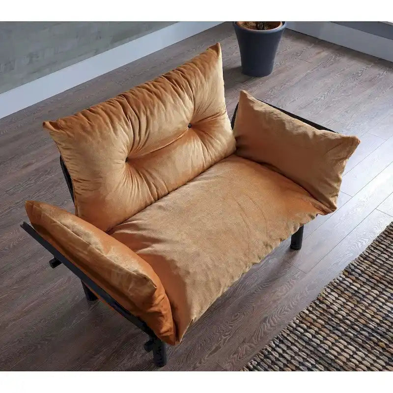 Sona Futon Love Seat ,Frame collapsible
