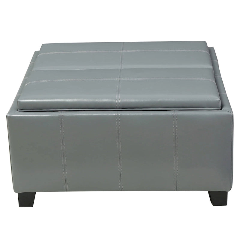 Modern Upholsteredoe Storage Bench Ottoman
