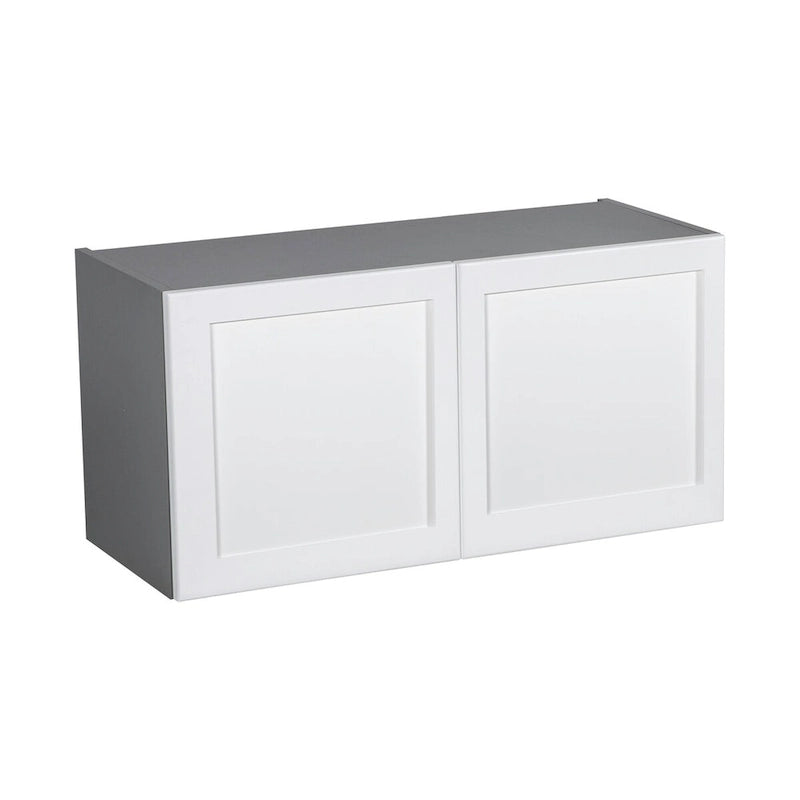 30 x 18 Wall Cabinet-Double Door-Grey - 30 x 18 x 12