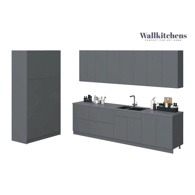 Kitchen Oasis Collection Gray Color Base Size 10Ft Wide - 123x50