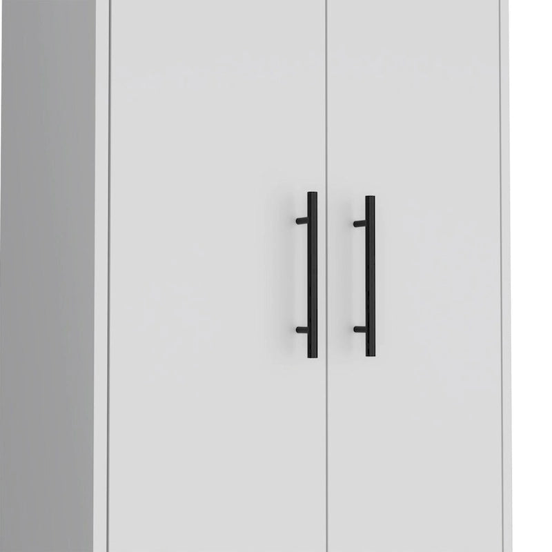 71 White Tall Pantry Cabinet - 23.60
