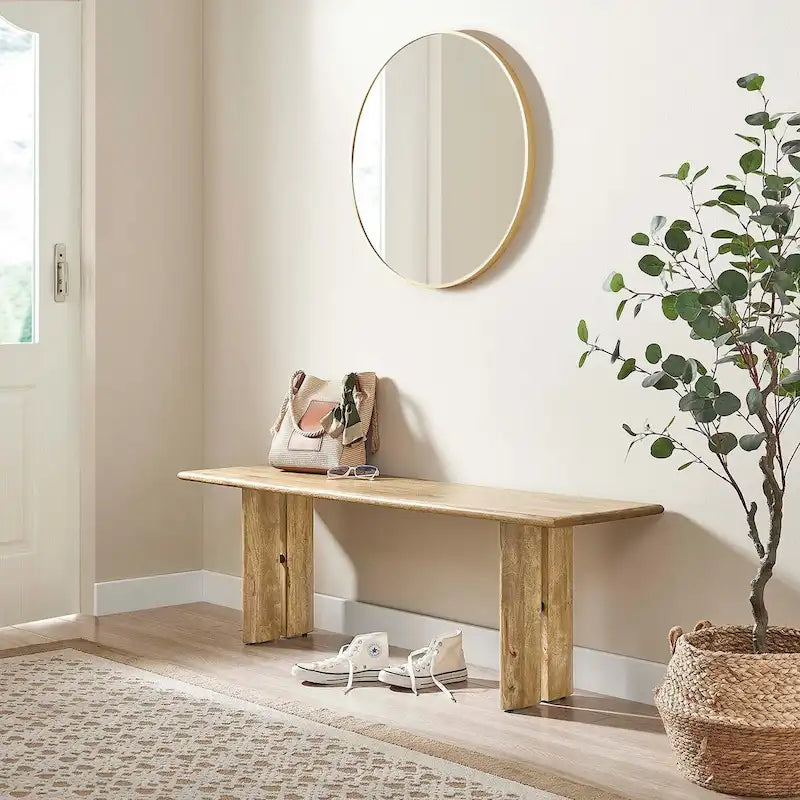 Banc en bois moderne