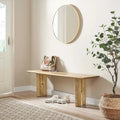 Banc en bois moderne