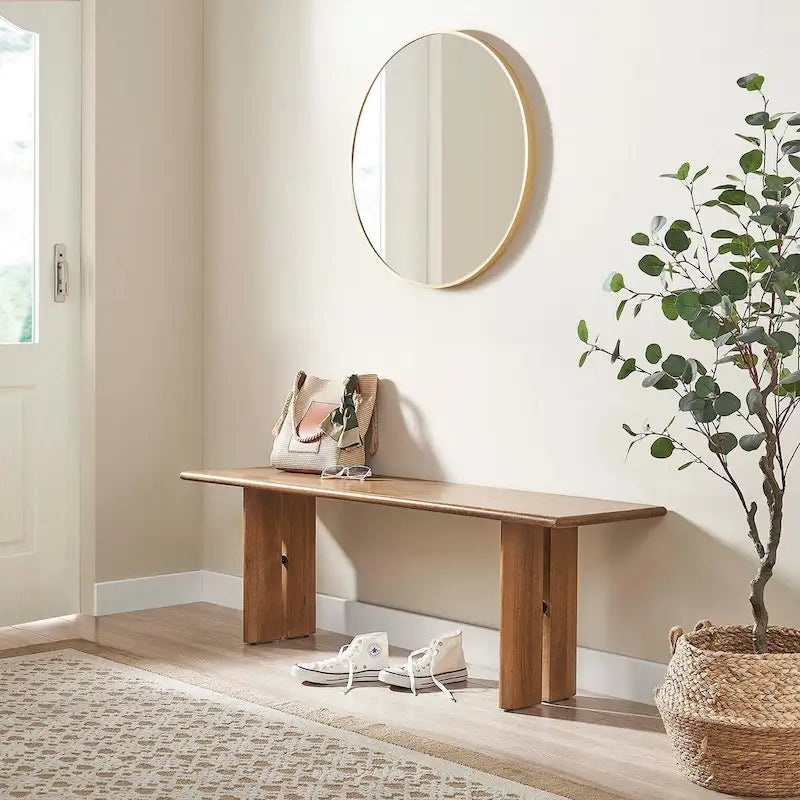 Banc en bois moderne