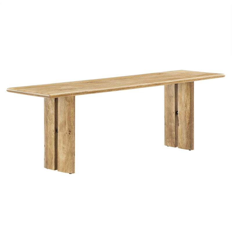 Banc en bois moderne