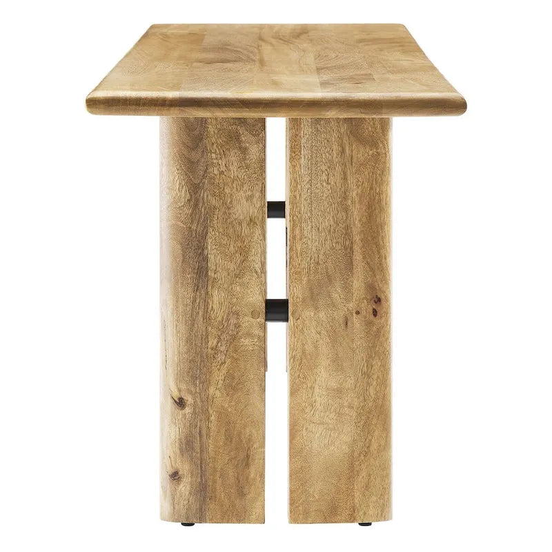 Banc en bois moderne
