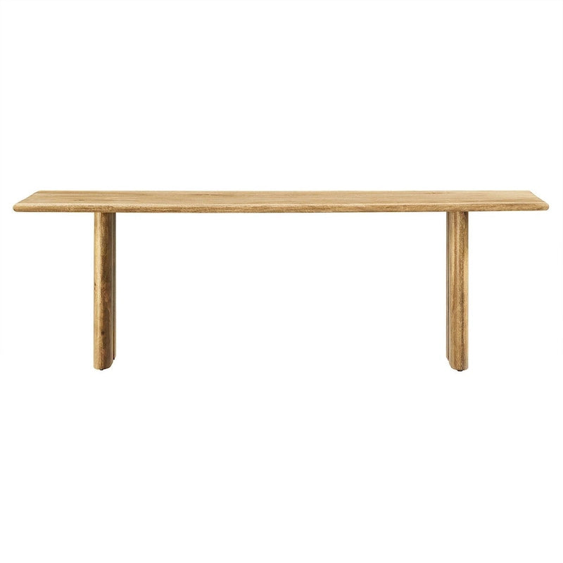 Banc en bois moderne