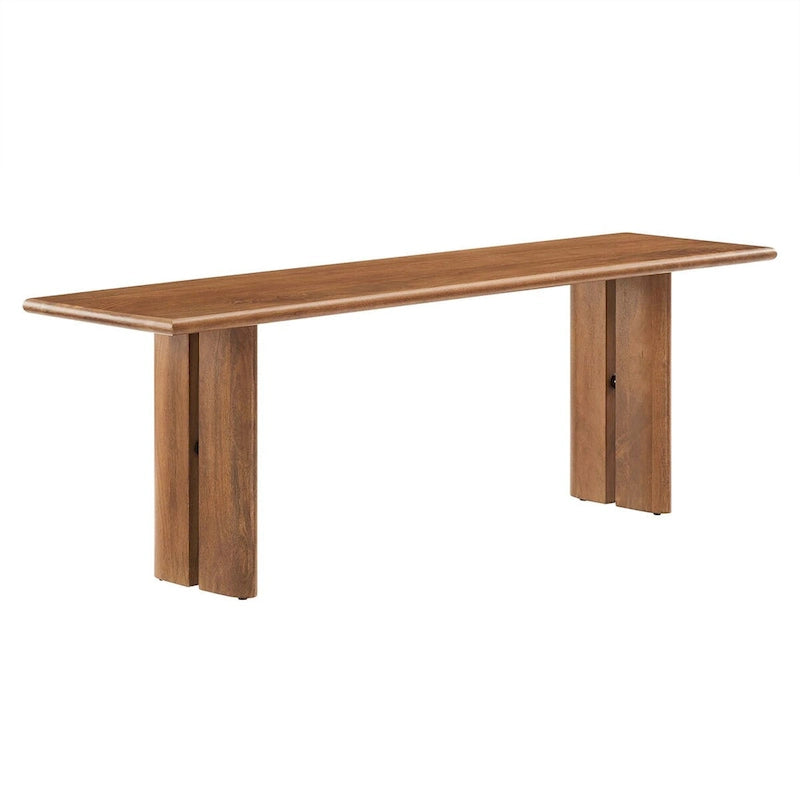 Banc en bois moderne
