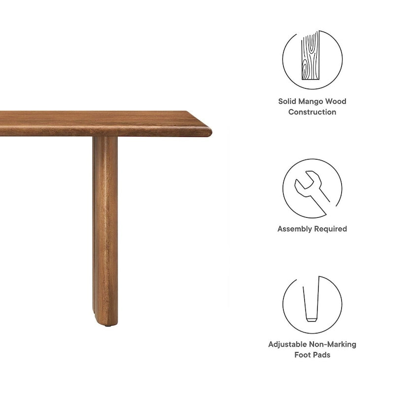 Banc en bois moderne