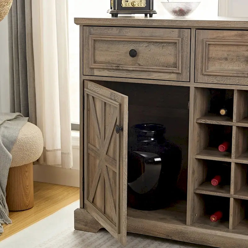 Buffet Cabinet with Storage Sideboard with 2 Drawers