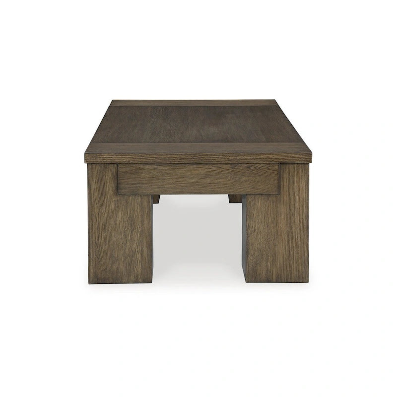 Signature Design by Ashley Rosswain Brown Lift-Top Coffee Table - 54W x 28D x 18H
