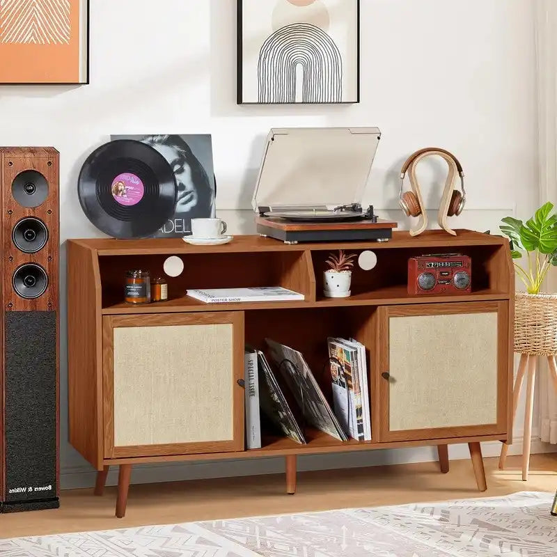 Grand meuble pour platine vinyle