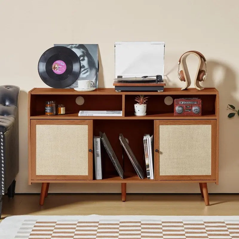Grand meuble pour platine vinyle