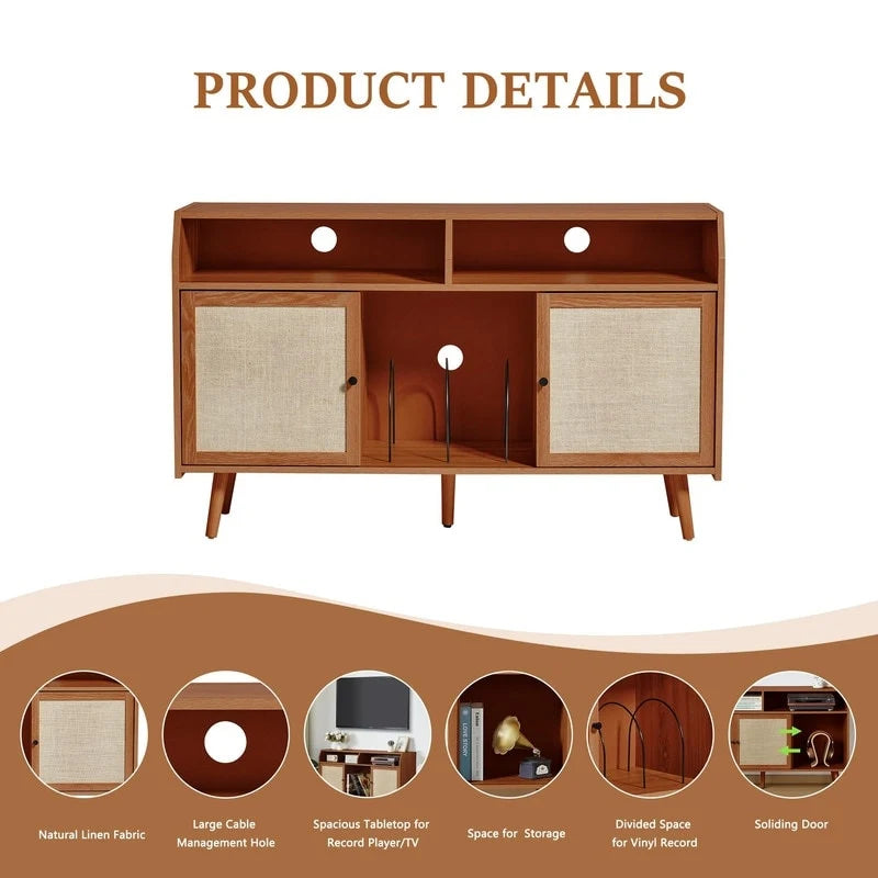 Grand meuble pour platine vinyle