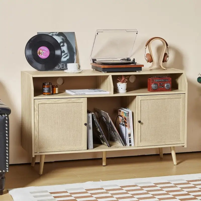 Grand meuble pour platine vinyle