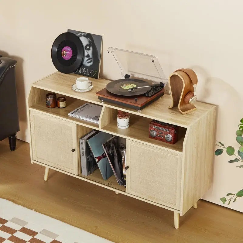 Grand meuble pour platine vinyle