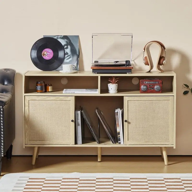 Grand meuble pour platine vinyle
