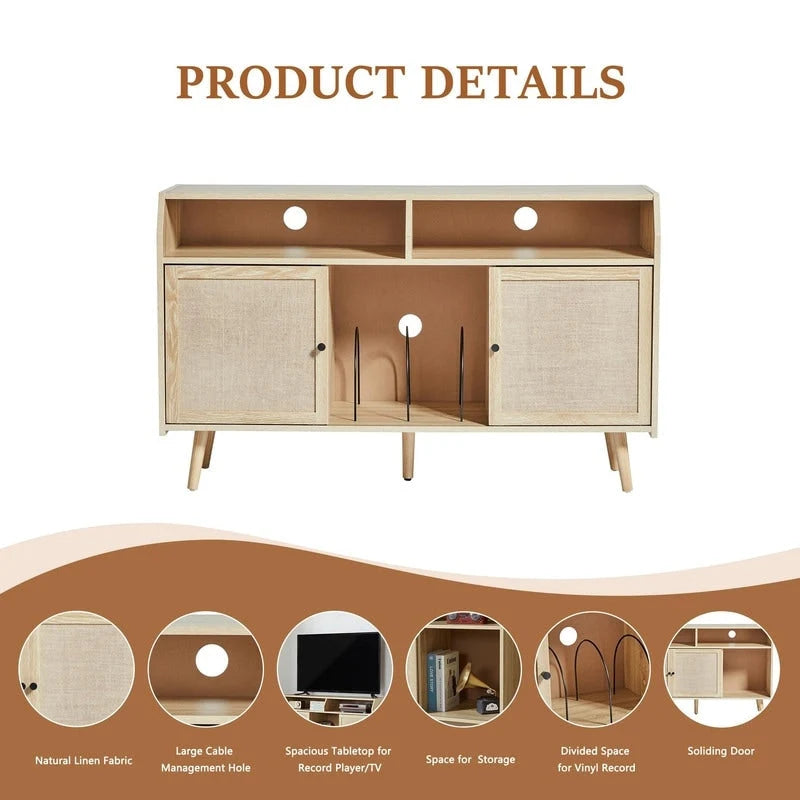Grand meuble pour platine vinyle