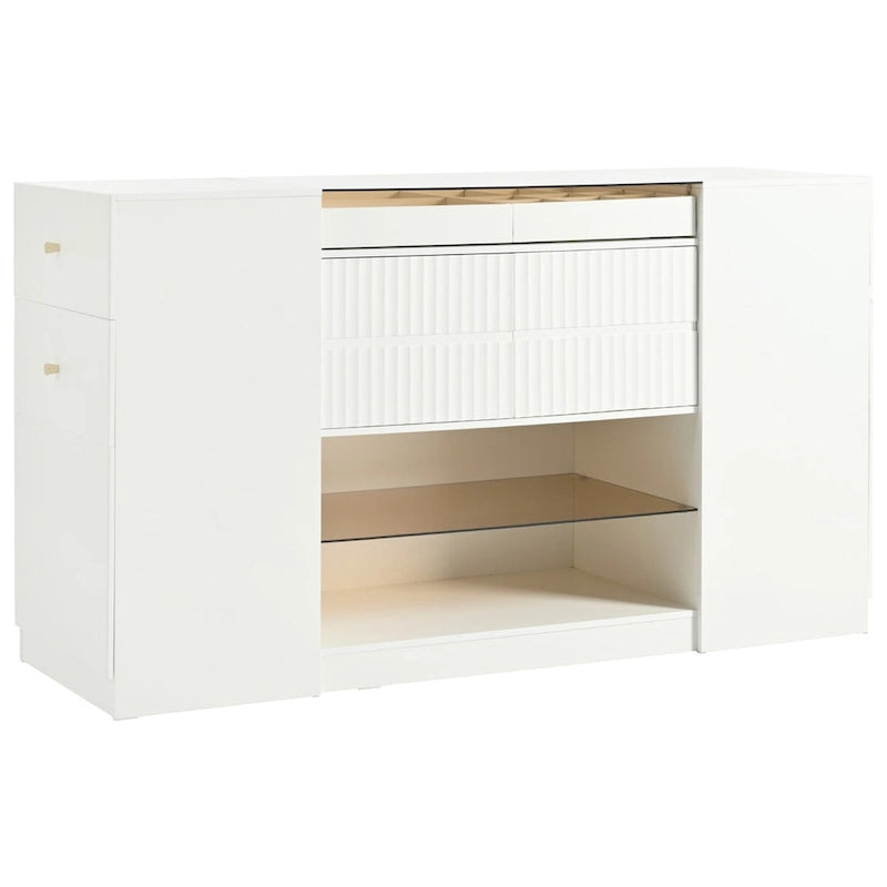 Modern Luxury Multi-Functional Island Vanity Dresser