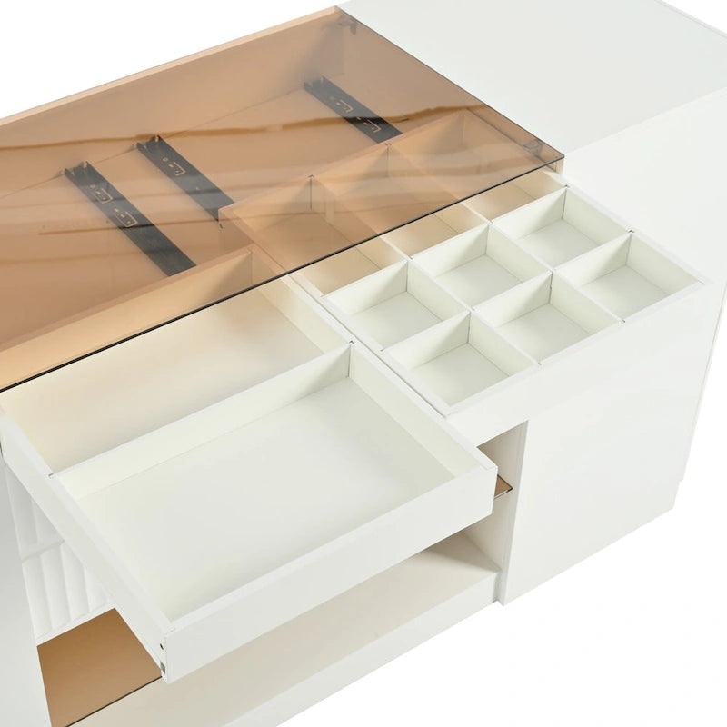 Modern Luxury Multi-Functional Island Vanity Dresser