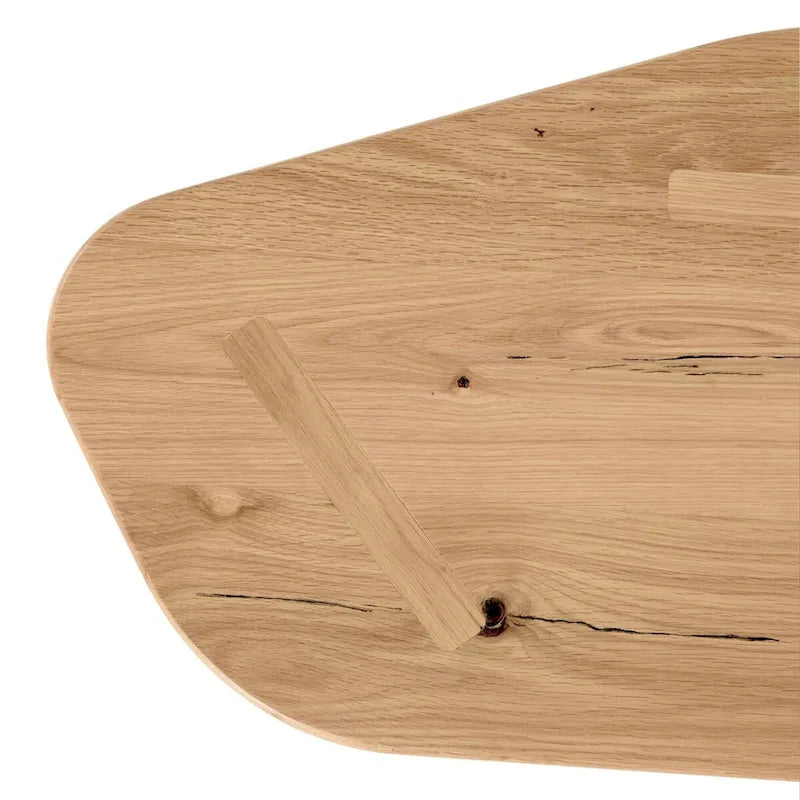 Modrest Jack Modern Natural Wood Coffee Table Set