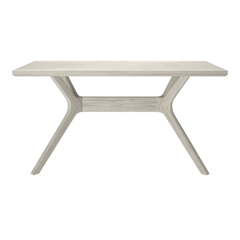Table à manger rectangulaire à piètement croisé